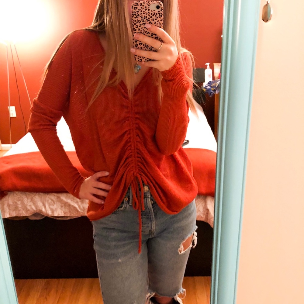 Urban Outfitters Orange Sweater